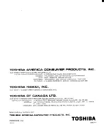 Preview for 34 page of Toshiba CF32E55 Owner'S Manual