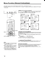 Preview for 14 page of Toshiba CF32F50 Owner'S Manual