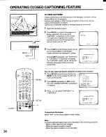 Preview for 36 page of Toshiba CF35D50 Owner'S Manual