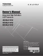 Toshiba Cinema 46UL610U Owner'S Manual preview