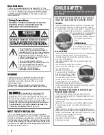 Preview for 2 page of Toshiba Cinema 46UL610U Owner'S Manual