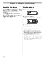 Preview for 24 page of Toshiba Cinema 46UL610U Owner'S Manual