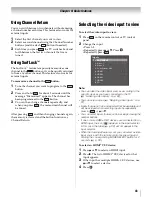 Preview for 43 page of Toshiba Cinema 46UL610U Owner'S Manual