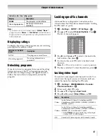 Preview for 47 page of Toshiba Cinema 46UL610U Owner'S Manual