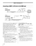 Предварительный просмотр 16 страницы Toshiba Cinema 46VX700U Owner'S Manual