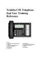 Toshiba CIX User Training Reference preview