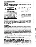 Preview for 2 page of Toshiba CM1320A Owner'S Manual