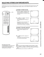 Preview for 31 page of Toshiba CN32D90 Owner'S Manual