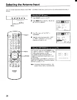 Предварительный просмотр 20 страницы Toshiba CN32G90 Owner'S Manual