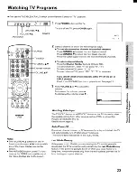 Предварительный просмотр 23 страницы Toshiba CN32G90 Owner'S Manual