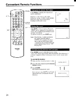 Предварительный просмотр 24 страницы Toshiba CN32G90 Owner'S Manual