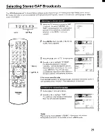 Предварительный просмотр 29 страницы Toshiba CN32G90 Owner'S Manual