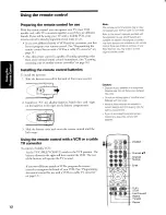 Предварительный просмотр 12 страницы Toshiba CN36X81 Owner'S Manual