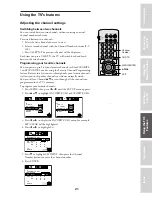 Предварительный просмотр 21 страницы Toshiba CN36Z71 Owner'S Manual