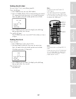 Предварительный просмотр 37 страницы Toshiba CN36Z71 Owner'S Manual