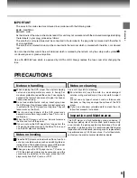 Preview for 5 page of Toshiba CO60PM Owner'S Manual