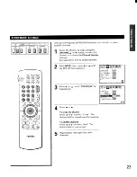 Предварительный просмотр 23 страницы Toshiba Color Stream TP43H95 Owner'S Manual