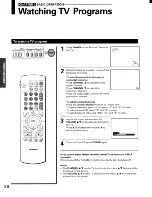 Предварительный просмотр 26 страницы Toshiba Color Stream TP43H95 Owner'S Manual