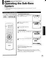 Предварительный просмотр 33 страницы Toshiba Color Stream TP43H95 Owner'S Manual