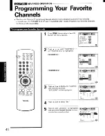 Предварительный просмотр 44 страницы Toshiba Color Stream TP43H95 Owner'S Manual