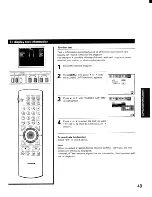 Предварительный просмотр 49 страницы Toshiba Color Stream TP43H95 Owner'S Manual