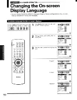 Предварительный просмотр 50 страницы Toshiba Color Stream TP43H95 Owner'S Manual