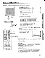 Preview for 21 page of Toshiba ColorStream CN36G97 Owner'S Manual