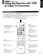 Предварительный просмотр 13 страницы Toshiba ColorStream P71H95 Owner'S Manual