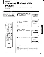 Предварительный просмотр 33 страницы Toshiba ColorStream P71H95 Owner'S Manual