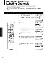 Предварительный просмотр 40 страницы Toshiba ColorStream P71H95 Owner'S Manual