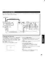 Предварительный просмотр 49 страницы Toshiba ColorStream P71H95 Owner'S Manual