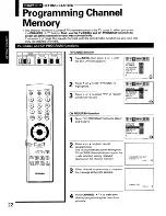 Предварительный просмотр 22 страницы Toshiba ColorStream TP43H60 Owner'S Manual