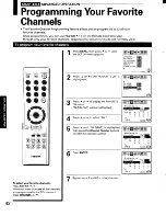 Предварительный просмотр 42 страницы Toshiba ColorStream TP43H60 Owner'S Manual