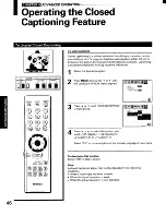 Предварительный просмотр 46 страницы Toshiba ColorStream TP43H60 Owner'S Manual