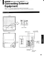 Предварительный просмотр 49 страницы Toshiba ColorStream TP43H60 Owner'S Manual