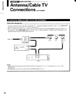 Предварительный просмотр 10 страницы Toshiba ColorStream TP50G90 Owner'S Manual