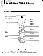 Предварительный просмотр 12 страницы Toshiba ColorStream TP50G90 Owner'S Manual