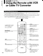 Предварительный просмотр 14 страницы Toshiba ColorStream TP50G90 Owner'S Manual