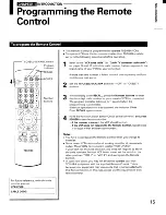 Предварительный просмотр 15 страницы Toshiba ColorStream TP50G90 Owner'S Manual