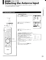 Предварительный просмотр 23 страницы Toshiba ColorStream TP50G90 Owner'S Manual