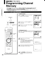 Предварительный просмотр 24 страницы Toshiba ColorStream TP50G90 Owner'S Manual