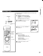 Предварительный просмотр 25 страницы Toshiba ColorStream TP50G90 Owner'S Manual