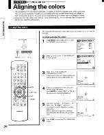 Предварительный просмотр 26 страницы Toshiba ColorStream TP50G90 Owner'S Manual