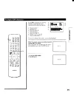 Предварительный просмотр 29 страницы Toshiba ColorStream TP50G90 Owner'S Manual