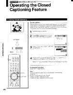 Предварительный просмотр 46 страницы Toshiba ColorStream TP50G90 Owner'S Manual