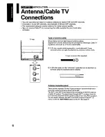 Предварительный просмотр 6 страницы Toshiba ColorStream TP50H60 Owner'S Manual