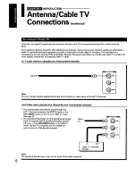 Предварительный просмотр 8 страницы Toshiba ColorStream TP50H60 Owner'S Manual