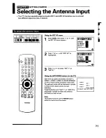 Предварительный просмотр 21 страницы Toshiba ColorStream TP50H60 Owner'S Manual