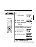 Предварительный просмотр 29 страницы Toshiba ColorStream TP50H60 Owner'S Manual