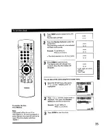 Предварительный просмотр 35 страницы Toshiba ColorStream TP50H60 Owner'S Manual